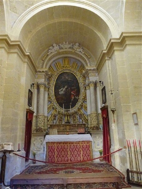 Inside the Chapel St. Agatha Chapel