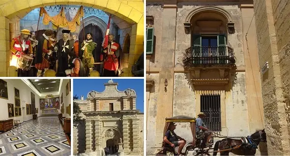 Present-day Mdina preserves medieval streets, noble houses and major Baroque additions within its fortified walls.