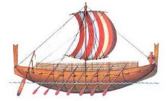 The Phoenicians ship 