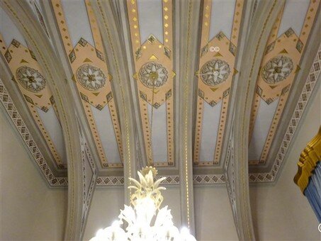 Palazzo de Piro history's ceiling and art